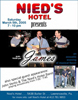 SATURDAY 3/5 7pm SHOWTIME LIVE @ NIED'S HOTEL UNPLUGGED PERFORMANCES  FEATURING - JAMES www.james-music.com WITH SPECIAL GUEST - THE NIED"S  HOTEL BAND www.niedshotelband.com